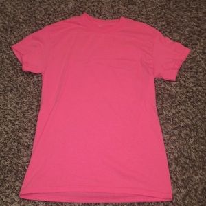 plain pink tee